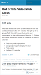 Mobile Screenshot of outofsitevideowebclass.wordpress.com
