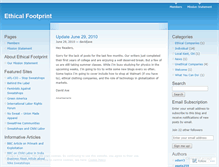 Tablet Screenshot of ethicalfootprint.wordpress.com