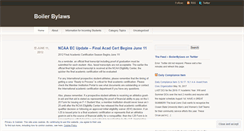 Desktop Screenshot of boilerbylaws.wordpress.com