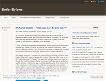 Tablet Screenshot of boilerbylaws.wordpress.com