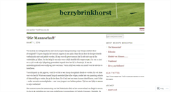 Desktop Screenshot of berrybrinkhorst.wordpress.com