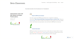 Desktop Screenshot of betaclassroom.wordpress.com