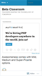 Mobile Screenshot of betaclassroom.wordpress.com