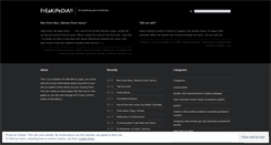 Desktop Screenshot of freakipedia.wordpress.com