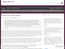 Tablet Screenshot of ninaeeu.wordpress.com
