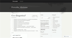 Desktop Screenshot of aphorismus.wordpress.com