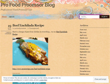 Tablet Screenshot of profoodprocessor.wordpress.com