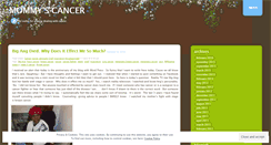 Desktop Screenshot of mommyscancer.wordpress.com