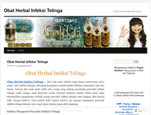 Tablet Screenshot of obatherbalinfeksitelingaherbalblog.wordpress.com