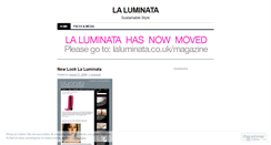 Desktop Screenshot of laluminata.wordpress.com