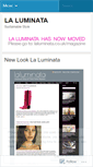 Mobile Screenshot of laluminata.wordpress.com