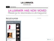 Tablet Screenshot of laluminata.wordpress.com