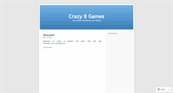 Desktop Screenshot of crazy8games.wordpress.com