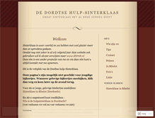 Tablet Screenshot of dordtsesinterklaas.wordpress.com