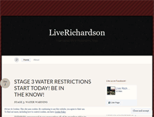 Tablet Screenshot of liverichardson.wordpress.com