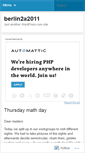Mobile Screenshot of berlin2a2011.wordpress.com