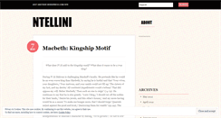 Desktop Screenshot of ntellini.wordpress.com