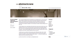 Desktop Screenshot of abstractcrane.wordpress.com
