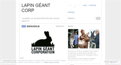 Desktop Screenshot of lapingeantcorp.wordpress.com