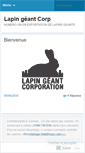 Mobile Screenshot of lapingeantcorp.wordpress.com