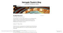 Desktop Screenshot of harrogatetheatre.wordpress.com