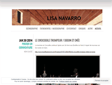 Tablet Screenshot of lisanavarro.wordpress.com