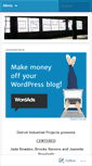 Mobile Screenshot of detroitindustrialprojects.wordpress.com