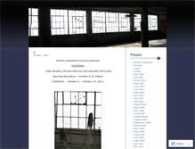 Tablet Screenshot of detroitindustrialprojects.wordpress.com