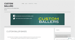 Desktop Screenshot of customballers.wordpress.com