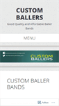 Mobile Screenshot of customballers.wordpress.com