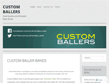 Tablet Screenshot of customballers.wordpress.com