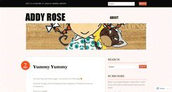 Desktop Screenshot of addyrose.wordpress.com