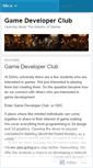 Mobile Screenshot of gamedeveloperclubirving.wordpress.com