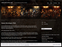 Tablet Screenshot of gamedeveloperclubirving.wordpress.com