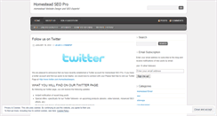 Desktop Screenshot of homesteadseopro.wordpress.com