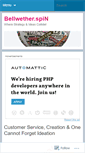 Mobile Screenshot of bellwetherspin.wordpress.com
