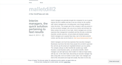 Desktop Screenshot of malletdill2.wordpress.com