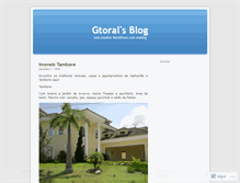 Tablet Screenshot of gtoral.wordpress.com