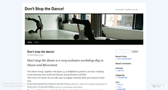 Desktop Screenshot of dontstopthedance.wordpress.com