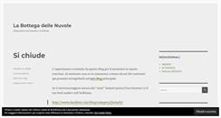 Desktop Screenshot of bottegadellenuvole.wordpress.com