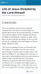 Mobile Screenshot of lifeofjesus.wordpress.com