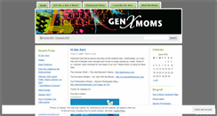 Desktop Screenshot of genxmoms.wordpress.com