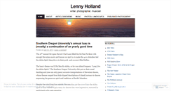 Desktop Screenshot of lennyholland.wordpress.com