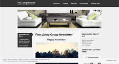 Desktop Screenshot of finelivinggroup.wordpress.com