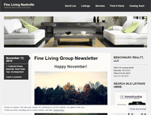 Tablet Screenshot of finelivinggroup.wordpress.com