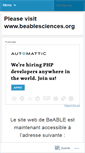 Mobile Screenshot of beablesciences.wordpress.com