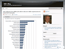 Tablet Screenshot of billhubbell.wordpress.com