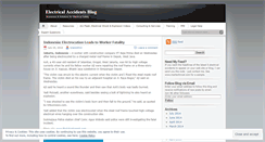 Desktop Screenshot of electricalaccidents.wordpress.com