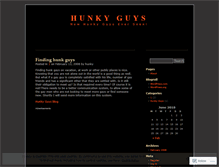 Tablet Screenshot of hunky.wordpress.com