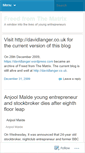 Mobile Screenshot of davidlanger.wordpress.com